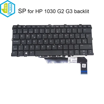  Испанска компютърна Клавиатура с подсветка за лаптоп HP EliteBook x360 1030 G3 G2 L10857 L10860-071 SP ES Испания TW Традиционен Китайски