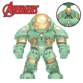  The avengers е Супергерой Мини Фигурки Блокове Железния Човек MK39 Халкбастер Големи Фигурки САМ Тухлени Детайли Модел Играчки, Детски Подаръци