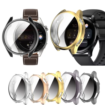  TPU Защитна Обвивка За Huawei Watch 3/Pro Смарт Часовници Пълно Покритие Калъф Защитно Фолио във Формата На Миди Броня За Huawei 3 Още 48 мм и 46 мм