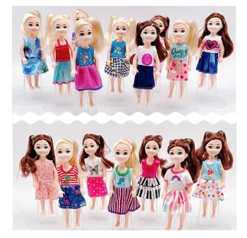  5-инчов стоп-моушън дрехи за момичета, Модерен мини-цельнокроеные поли, Ежедневни облекла, подходяща за 12-13 см, аксесоари за кукли Klley, най-Добрата детска играчка
