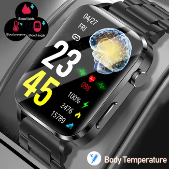  Термометър За Наблюдение На Смарт Часовници За Мъже Лазерно Лечение Здраве Часовници Сърдечната Честота, Кръвното Налягане Мониторинг На Сън Умни Часовници За Xiaomi
