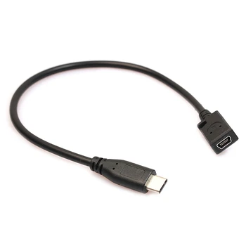  Тип C USB 3.1 Щекер към Mini USB Женски кабел за зареждане, Кабел за Данни Nexus 6P W3JD
