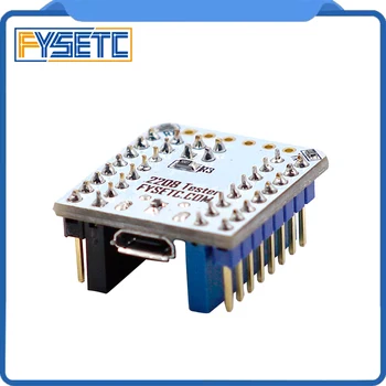  1 бр. тестер TMC2208 с штабелируемыми заглавия за тестване или reflashing параметри, режими на работа TMC2208 от USB към сериен адаптер