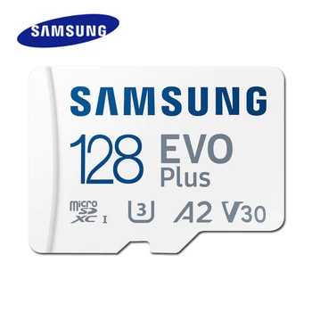 Карта памет Samsung microSD EVO Plus 512 GB 256 GB 128 GB 64 GB U3 SDXC Micro SD Карта клас 10 Microsd UHS-I TF Microsd Trans Flash