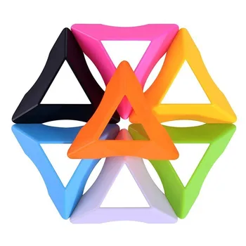  10 бр./лот, Цветна поставка за кубче 2x2 3x3 4x4, Високо качество, на Способи за Магически Способи за куб, Пластмасов куб, на База на притежателя, Образователна Играчка