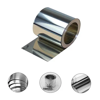  304 Edelstahl Streifen Dicke 0.01 mm ~ 0.3 mm Stahl Blatt Dnne Stahl Platte Korrosion Widerstand Anpassbare Spezifikationen