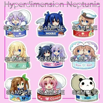  Акрилни каишка за Ключодържател Hyperdimension Neptunia Noire Neptune Blanc и Кутия шоколадови Бонбони