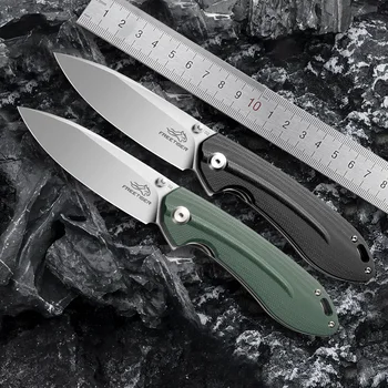  FREETIGER D2 Сгъваем Джобен Нож G-10 Открит на Къмпинг, Лов и Туризъм Оцеляване Идеален EDC Инструмент Подарък За Мъже FT41 Ножове