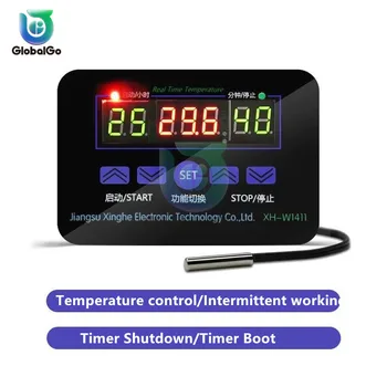  110 220 На 12 Цифров Регулатор за Температура Ключ Термостат Терморегулятор 20A Реле XH-W1411 Интелигентен Сензор за Температурата