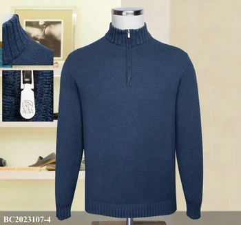  Милиардер Пуловер Вълнен мъжки 2023 есен зима Нова Мода Утепленная дрехи С Дълъг ръкав еластичен високо качество голям размер M-4XL