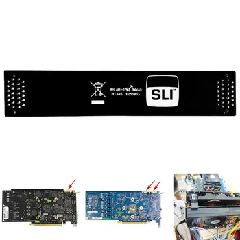  Високоскоростен видео карта Жак Адаптер за SLI Мост Адаптер за GTX1070/1080 Настолен Компютър Адаптер