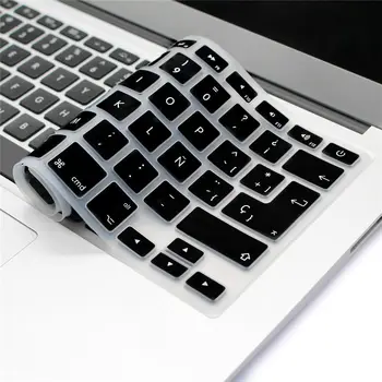  Универсална Испанска Клавиатурата за Macbook Air 13 A1466 Pro Retina 13 15 CDROM A1278 A1398 Испанска Силиконова клавиатура на ЕС, САЩ