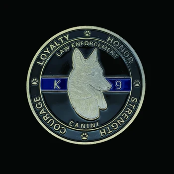  Съединените Щати K9 Куче Вярност Чест На Силата На Смелостта Възпоменателни Монети С Колекционерска Стойност