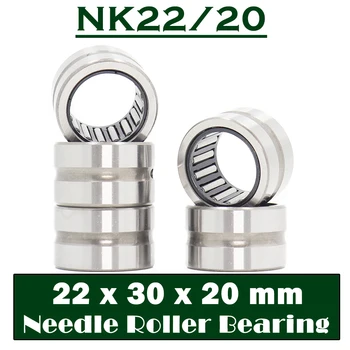  Носещи NK22/20 22*30*20 мм (5 бр) на иглата форма роликоподшипники с твърд ринг, без вътрешния пръстен NK22 / 20 Носещи NK223020