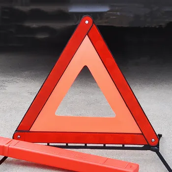  Предупреждение За Извънредна Счупят Колата Триъгълник Червен Отразяваща Опасност За Сигурността На Автомобилния Триножник, Сгънат На Стоп-Сигнал Рефлектор Бижута И Аксесоари