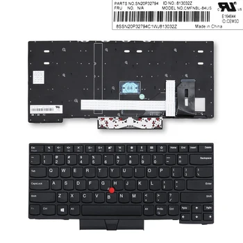  Us Клавиатура за Lenovo Thinkpad E480 E490 T480S L480 L380 Йога T490 T495 L390 Йога L490 P43s 01YP320 01YP240 01YP400 01YP480 се използва