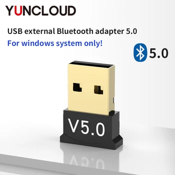  Bluetooth 5,0 Адаптер БТ Предавател и Приемник USB-A Аудио Ключ Безжичен USB Адаптер за вашия Компютър PC, Лаптоп