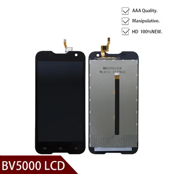  За 100% Оригинален LCD дисплей Blackview BV5000 + Смяна на дигитайзер с докосване на екрана в събирането + Инструменти 1280X720 5,0 инча в наличност