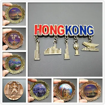  Китай Хонг конг Магнит За Хладилник Туристически Сувенири, Магнитни Стикери За Хладилник колекция пътуване Подарък