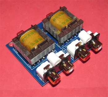  PT-5 Permalloy Аудио Изолиращ трансформатор 600Ω: 2K4 Позлатен RCA конектор в събирането на Сигнал от 1 до 2 Повишаване на напрежението два пъти