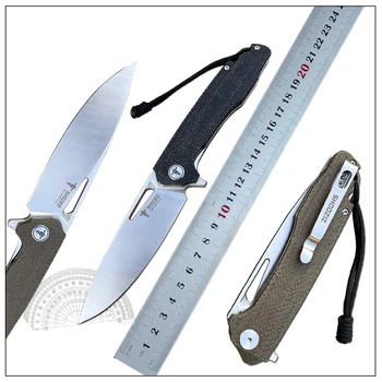  SHOOZIZ Сгъваем Джобен Нож Походный Нож Нож От Неръждаема Стомана Mycta Дръжка Плодов Нож за Външна Ножове за Оцеляване XUN120