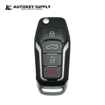 Дистанционно ключ за стайлинг на автомобили за позитронной аларма Ford 3 + 1 бутон с двойна програмата (293/300) AKBPCP102