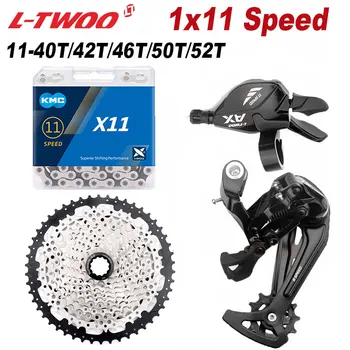  Ltwoo AX11 11-степенна скоростна кутия Заден Превключвател на МТБ 11S KMC X11 Верига 40/42/46/50/52 T Слънчева Касета за Велосипед Shimano M5100