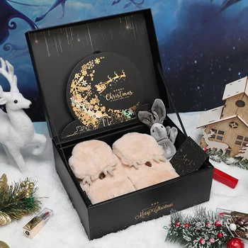  christmas decorations for home 3D Hot stamping High grade gift box scatole natale кутия за опаковане на подаръци за нова година packag