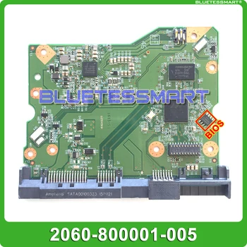  Контролер на печатната платка, твърд диск 2060-800001-005 за ремонт на твърдия диск WD 3.5 SATA възстановяване на данни 800001-004 WD60EFRX WD60PURX