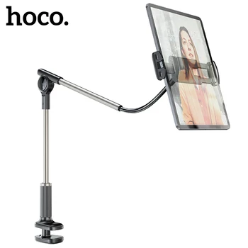  Титуляр Таблет Hoco с Дълга Дръжка, Поставка За iPhone 12 13 Pro Max 4,5-10.5 инча, Поддържащ Скоба, Тенис на Мързелив Скоба За iPad Air