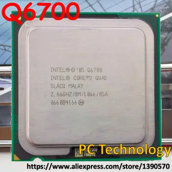  Оригиналните процесори Intel core 2 Quad Q6700 2,66 Ghz, 1066 Mhz 8 М LGA775 Настолен процесор Безплатна доставка доставка в рамките на 1 ден)