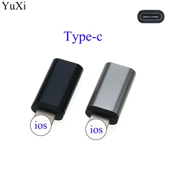  Сплав Тип c Женски към 8Pin Мъжки Адаптер за USB Кабел За Зареждане Конвертор за iPhone 8 7 6 6S Plus X XR XS Ios Конектор за Синхронизация на Данни