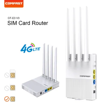  150 Mbit/s 4G Wifi Рутер с вашата Сим-карта CAT4 LTE Безжичен Модем Четири Външни Антени, Външни Рутери, Щепсела и да Играе за Live