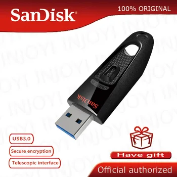  100% Оригинален USB-памет SanDisk CZ48 USB Флаш памет от 64 GB Флаш памет от 16 GB, 32 GB, 128 GB, 256 GB USB 3.0 Memory Stick стик