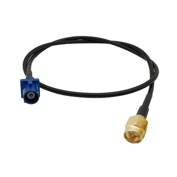  Fakra C Включете SMA Plug RG174 RF кабел за Свързване с косичкой GPS Антена Удлинительный тел Fakra 15 см 20 СМ 30 СМ 50 см, 1 м