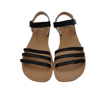  Tipsietoes 2023 Sprinng Босоногие Кожени Сандали На Равна Подметка За Жени Обувки С Новата минималистичной Мека Подметка
