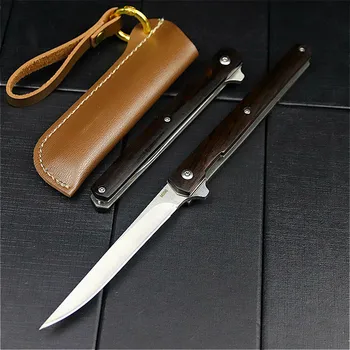  DeHong висок клас марка A/B M390 мултифункционален открит остър ловен нож, тактически сгъваем нож, преносим, джобен нож + кобур
