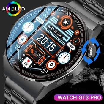  За Huawei Watch GT3 Pro AMOLED Смарт Часовници за Мъже С Потребителския Набор от Стаи Отговор На Предизвикателството На Спортен Фитнес Тракер Мъжки Водоустойчив Умен Часовник 2022 НОВОСТ