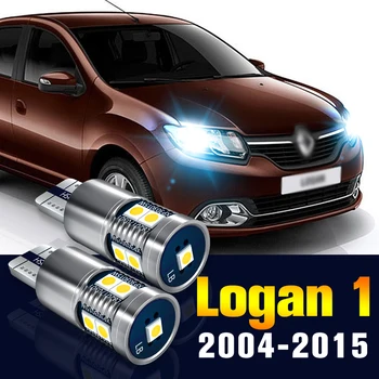  2x Led Лампа място за главата лампи За Renault Logan 1 2004-2015 2006 2007 2008 2009 2010 2011 2012 2013 2014 Аксесоари