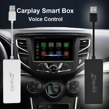  CarlinKit USB Безжичен за CarPlay Ключ Кабелна Android Авто AI Скоростна Mirrorlink Автомобилен Мултимедиен Плеър Bluetooth-Съвместими